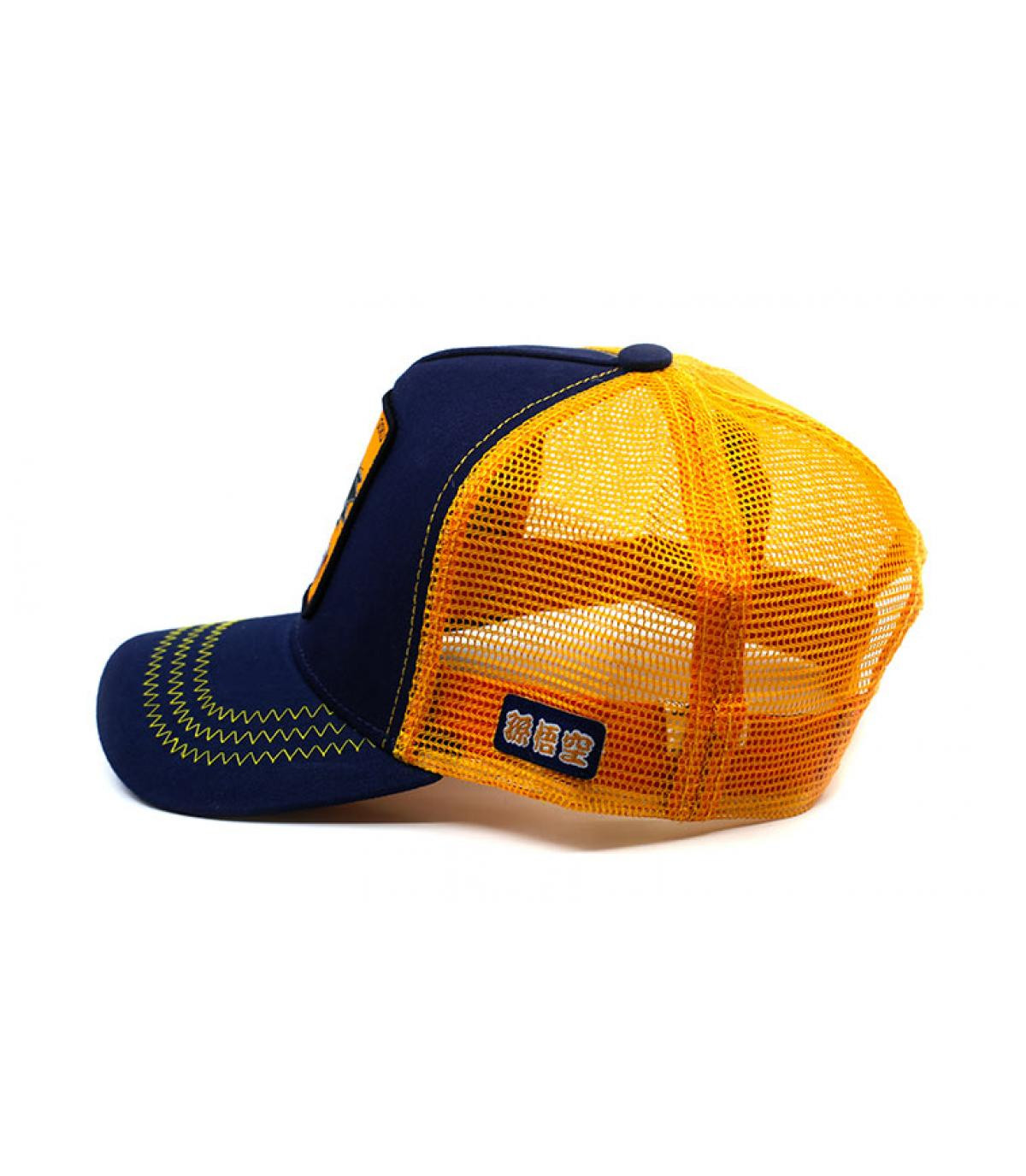 Capslab Son Goku trucker cap blue orange